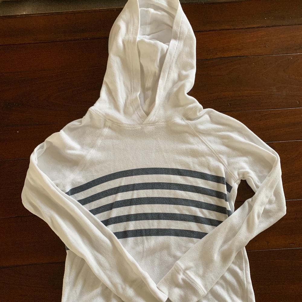 Sundry Striped Long Sleeve Hoodie